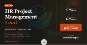 HR Project Management Lead Jobs in Benton Harbor MI 2026
